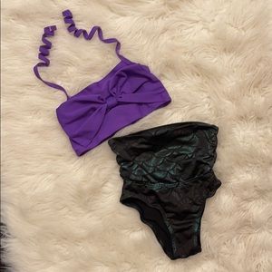 Mermaid 2 piece swimsuit size 2T
